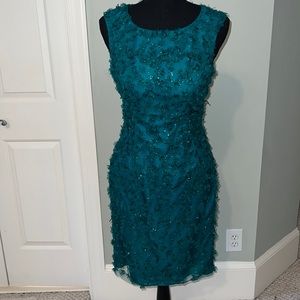 Basix Black Label - Teal Sequin After 5 formal dress